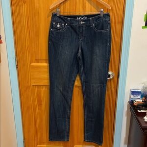 INC International Concepts Women's Indigo Straight Leg Jeans